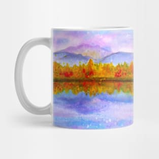 Autumn's Reflection on the Lake Mug